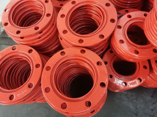 Ductil Iron Backing Rings with HDPE Flange Adaptors