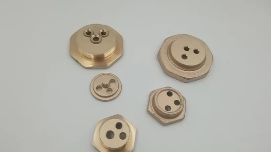 Machining Brass Flange with Water Heating Fitting