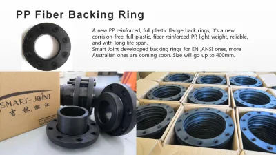 14′ ′ Backing Ring ASME B16.5 Class150, with Steel Insert for Stub End PP-Steel, Black